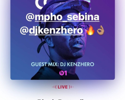 Dj Khenzero samples song featuring Mpho Sebina on Beats1 with Black Coffee