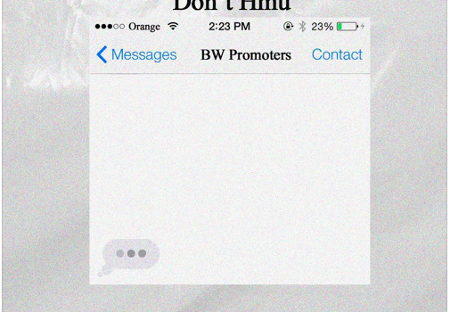 Shaba Stele – ‘Don’t Hmu’ (prod. Shaba Stele)
