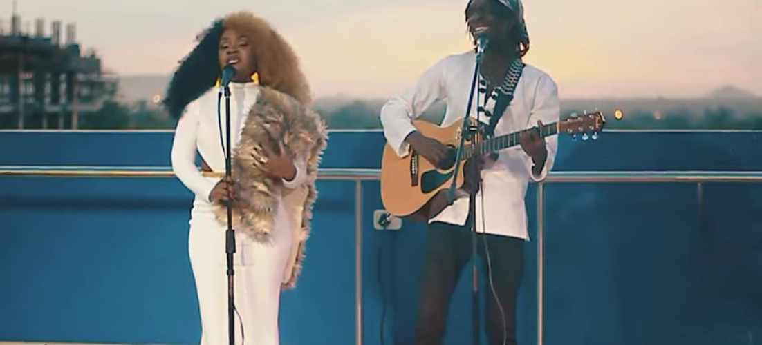 Jordan MoOzy X Amantle Brown Eternity live performance at Masa Roof Top