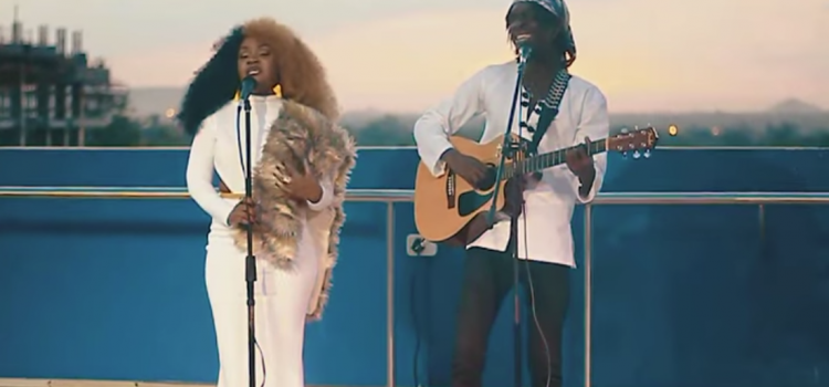 Jordan MoOzy X Amantle Brown Eternity live performance at Masa Roof Top