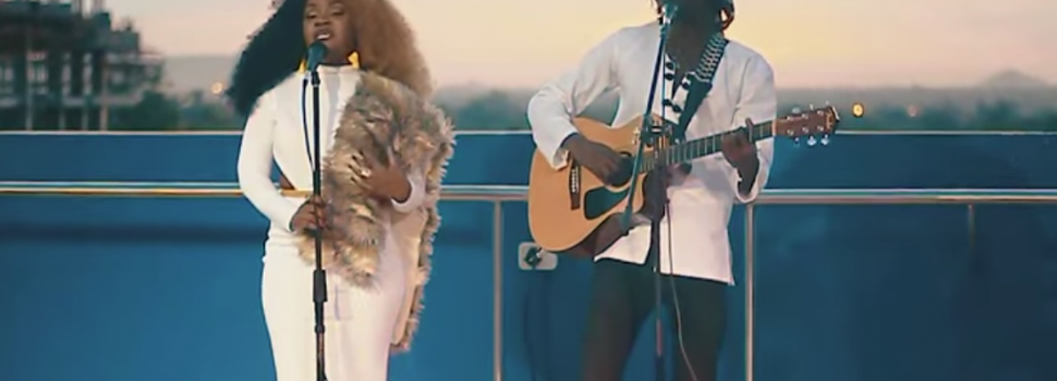Jordan MoOzy X Amantle Brown Eternity live performance at Masa Roof Top