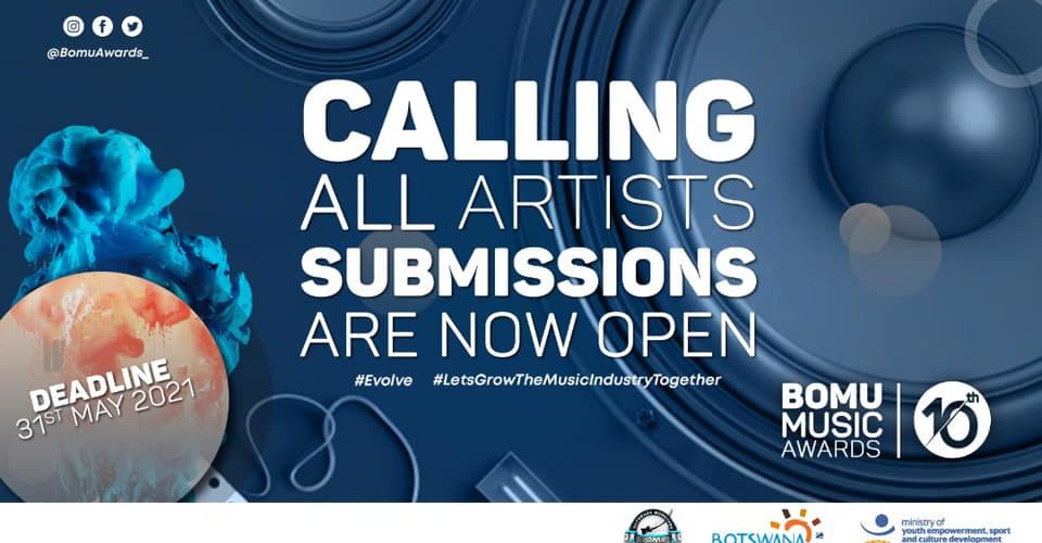 ARTISTS INVITED TO SUBMIT MUSIC ALBUMS/EPs and CREATIVE WORKS FOR THE 2021 BOMU AWARDS