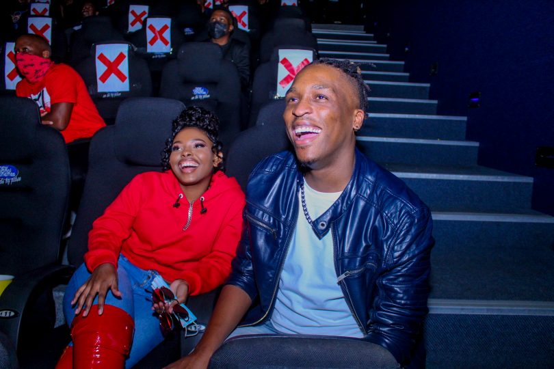 MDU THA PARTY AND ANGELA NORRIS ENJOYING SHOW