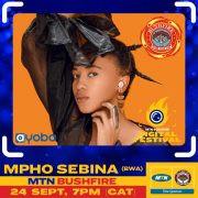 Mpho Sebina set to light up 15th MTN Bushfire festival
