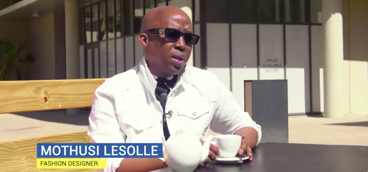 WATCH: Mothusi Lesolle talks “why fashion design was a career worth pursuing”