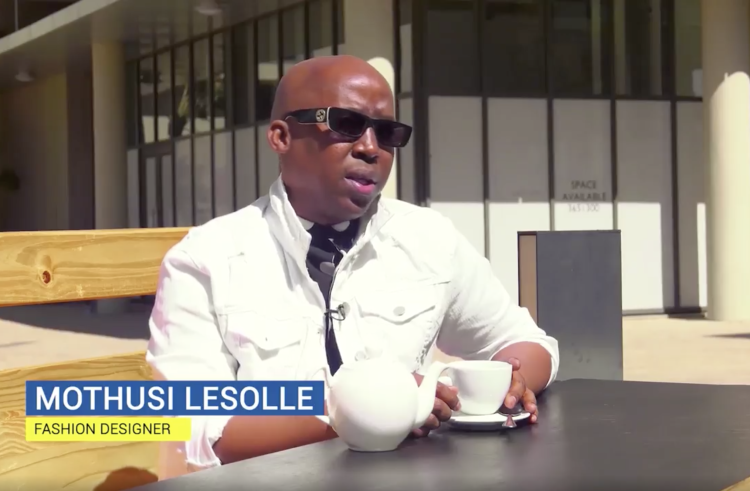 WATCH: Mothusi Lesolle talks “why fashion design was a career worth pursuing”
